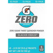 Gatorade Zero Glacier Freeze Singles Drink Mix