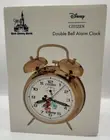 Disney WDW 50th Anniversary CITIZEN Double Bell Alarm Clock - NEW