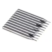 10pcs 1/8" Shank 1mm Diameter x 4mm 2 Flute Carbide Straight Slot CNC Router Bit