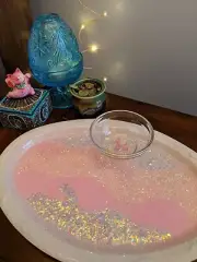 "Pink Drink" Rolling Tray / Decorative Tray/ OOAK