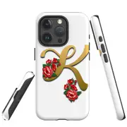 For iPhone 15 Pro Max Case, Shielding Cover, Letter K