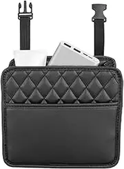 Car Rear Seat Organizer,Seatback Tissue Box Attachment - Multi-Functional Auto Accessories, Travel Pouch Pocket for Keys, Water Bottles, Cards