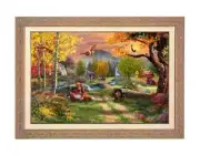 Thomas Kinkade Studios Fox and the Hound 18 x 27 LE G/P (Choice of Frame)