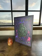 A Kiss of Iron by Clare Sager -Bookish Box Luxe Edition Sprayed Edges