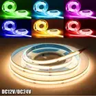 5m-20m RGB CW/WW COB LED Strip Lights Flexible Tape Lamp Bedroom Kitchen Decor