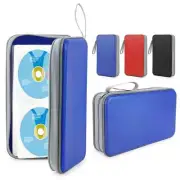 96 Disc CD/DVD Case Holder Storage Wallet Portable Organizer Zipper Bag Storage
