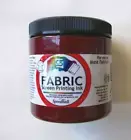 Speedball FABRIC Screen Printing INK 8oz Select Color FSPI8