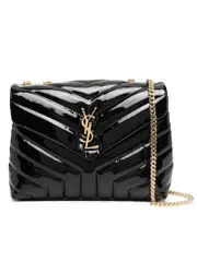 Saint Laurent Loulou Small Bag in Matelasse 'Y' Patent Leather