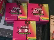 3 Boxes of Playtex Sport Odor Shield Tampons Assorted 16 Regular 16 Super 32pk