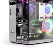Raspberry Pi 5 Secure Mini Case with M.2 SSD Slot and Cooling System - 0.96 OLED
