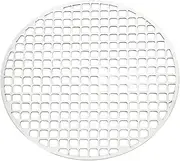 Acunny Round Grill Grate, Round Fire Grate, Stainless Steel Round Grill, Multi-Purpose Cooling Cooking Baking Stand for Portable Fire Pit Outdoor BBQ Food Pizza Roasting