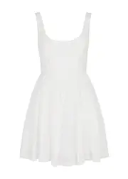 Zimmermann Alight Linen and Ramie Mini Dress - Ivory - 3 (UK 14 / L) 3 (UK 14 / L)