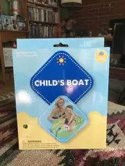 New Child's Boat ( Green )Swimming Ages 3-6 Fast Free Shipping And Tracking !!