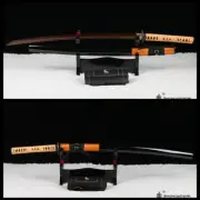 Damascus Folded Steel Japanese Katana Samurai Sword Full Tang Battle Ready Sharp