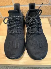 Adidas Pharrell Williams X Solar Hu Mens Size US 9 Black Future Boost Shoes