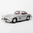1:18 for NOREV 1954 for Mercedes for Benz for 300SL Gull Wing Door W198 Silver