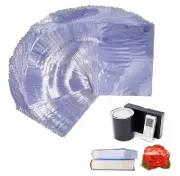 200 Pack 10 X 7 Inch Shrink Wrap Bag,Clear Heat Shrink Wrap,PVC Heat Seal Shr...