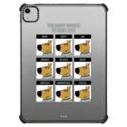 iPad Air (4th/5th gen) iPad Impact Case Many Moods of Chill Guy Tablet Case