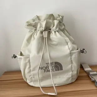 (PSM街頭潮流選)韓國白標限定款 The North Face 3色 大容量手提背袋兩用 束口大水桶包