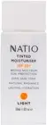 Natio Australia Tinted Moisturiser SPF 50+ Light 50ml - Hydrating Tinted Base...