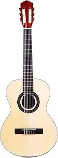 CG-11 36 Inch Travel Acoustic Classical Guitar J or Size 6-String Spruce Topboard with Gig Bag Strings Multicolor 36 Inch