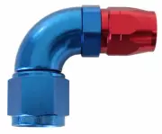 Aeroflow STEPPED 90 DEG HOSEEND -8 HOSETO -10AN EXPANDER HOSE END BLU
