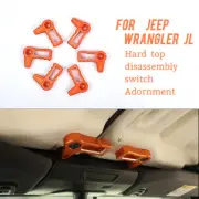 Orange Hardtop Removal Switch Knob Handle For Jeep Wrangler JL 2018+ Replacement (for: Jeep)