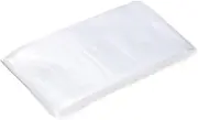 uxcell 200 Pcs Clear Flat Open Plastic Poly Bags 4x16 Inch 1.6 Mil Packaging Bags for Food, Home, Collectibles Storage, Proving Bread, Dough