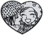 [Pinstant] Nana Osaki Komatsu Anime Manga Heart Love 3.3" Iron On Embroidered Patch for Clothing
