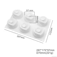 在飛比找蝦皮商城優惠-烘焙用品 巧克力模具 烘焙模具 矽膠模 玫瑰慕斯模 甜品模 