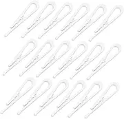 Cabilock 200pcs Shirt Packing Clip Neckties Clips Socks Clamps Pants Fixing Clamps Shirts Fixing