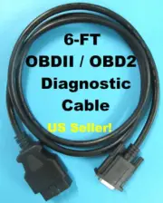 6FT OBD2 OBDII Scanner Main Data Cable for MATCO Quickscan MD9001 Code Reader