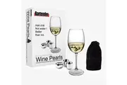 Bartender Stainless Steel Wine Pearls Set 4 with Bag