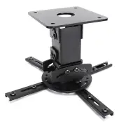 Projector Ceiling Mount Aluminum Alloy 360° Rotation Bracket With 4Pcs Adjus Kit