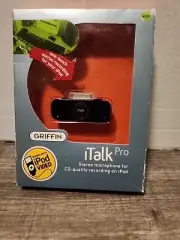 Griffin iTalk Pro Stereo Microphone For CD Quality Recording On iPod REV.3V1