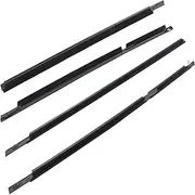 Compatible for Toyota 4Runner 2003-2009 68161-35060 Weatherstrip Window Seal Car Window Moulding Trim 4Pcs Door Belt