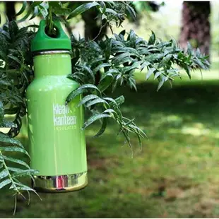 【結交世界】Klean Kanteen 窄口保溫瓶 355ml (綠蓋) ｜美國可利鋼瓶