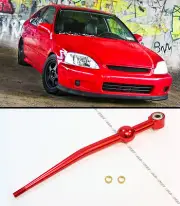 FOR 1988-2000 HONDA CIVIC EG EK EM RED SINGLE BEND SHORT THROW QUICK SHIFTER (for: Honda Civic)