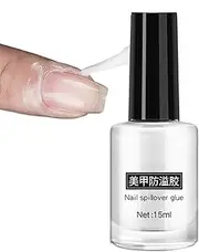Buhygn Peel Off Base | Press- Nails Glue,15ml Peel Off Gel Base Coat for Easy Removal Peelable Gel Nail Polish Press- Nails Gel for Beginners
