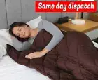 Weighted Gravity Blanket Large 9kg Charcoal Anxiety Deep Relax Calm