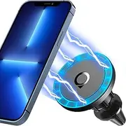 Quarble Air Vent Car Mount Holder Compatible with 14 13 12/Pro/Pro Max/Mini and Magsafe Case 360° Adjustable No Metal Plate Needed 2021 All New