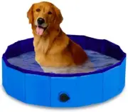 Dog Pool Foldable Pet Bath Pool for Pet Kiddie Bathing Swimming Tub Kiddie Pool