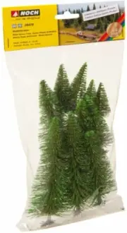 HO Scale Scenery - 26419 - Model Spruce Trees, 6 - 15 cm, 10 pieces