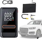 Car Tire Inflator - Digital Air Pump With Pressure Gauge | Portable Electric Compressor For Auto Truck Motorcycle | Fast Inflation Air Pump For Roadside emergencies