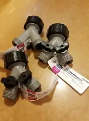 3 X New Project Source Zinc 2-Way Restricted-Flow Water Shut-Off New With Tag