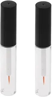 TENOL 2 Pack 8ml Clear Containers for Mascara, Clear, 8.0x1.3cm