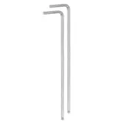 2pcs Ball End Hex Key Wrench 3mm L-Shape Extra Long Arm Hexagon Metric Wrenches