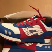 Size 12 - ASICS GEL-Lyte III White/Blue/Red - New