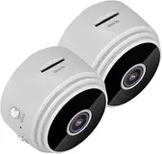 Secret Scope Camera, Secret Camera, Scope Mini Security, WiFi Camear Outdoor households Wireless 1080p HD (White*2pcs)