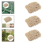 Hemp Rope Net Grow Tents Truck Cargo Net for Outdoor Climbing Plants Balcony